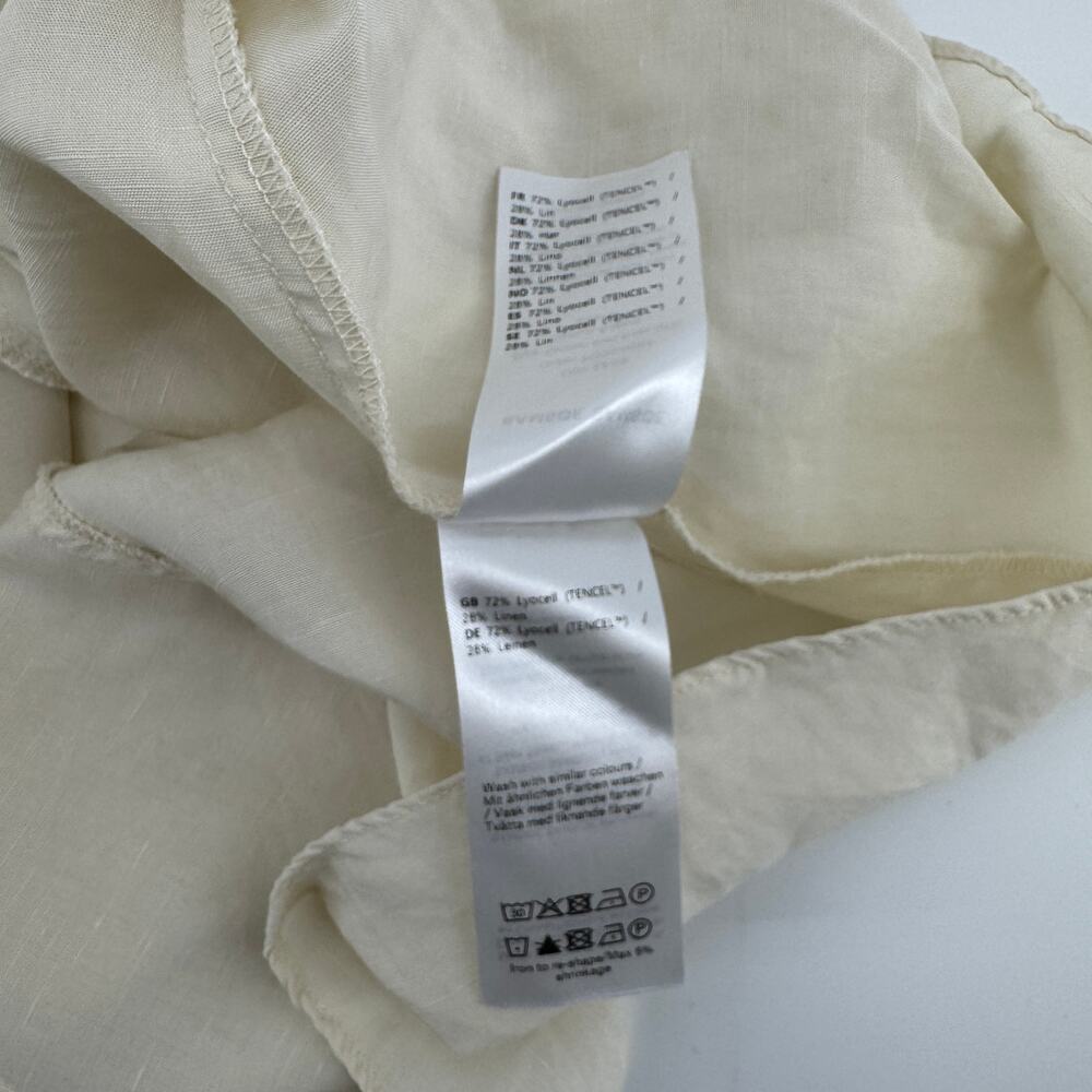 SAMSOE & SAMSOE Flared Karookh Dress - Womens Sz Med Ruffle Collar Raglan Sleeve - Picture 8 of 11